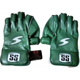 SS Players Wicket Keeping Gloves (Green) Adult